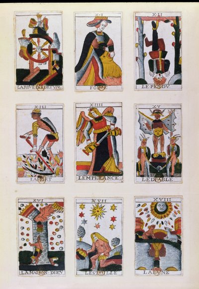 Geleneksel Tarot Kartları by French School