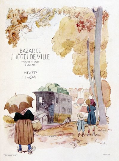 Taşrada seyahat eden tüccarlar. Bazar de l