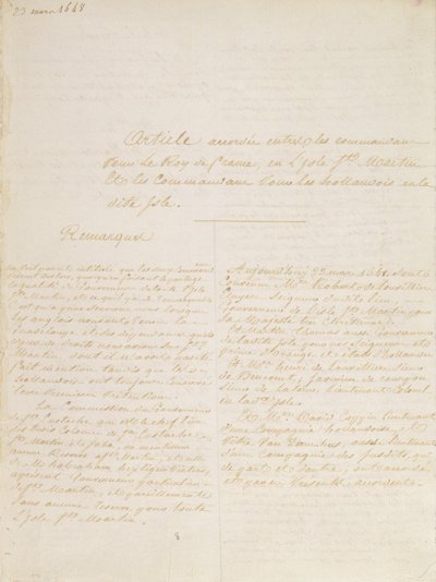 Concordia Antlaşması, 23 Mart 1648 by French School
