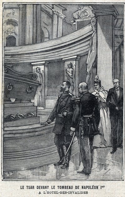 Rusya Çarı II. Nicholas (1868 -1918) ve Tsarina Alexandra Fiodorovna Romanova (1872-1918), Paris