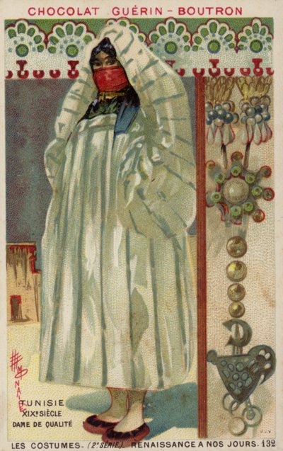 Tunuslu beyefendi, 19. yy by French School