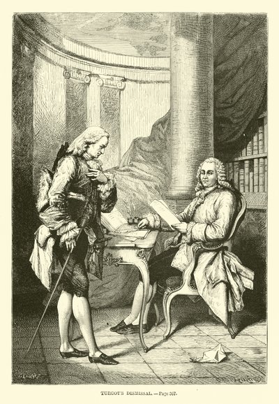 Turgotların görevden alınması by French School