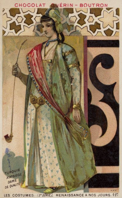 19. yüzyıl Türk beyefendisi by French School