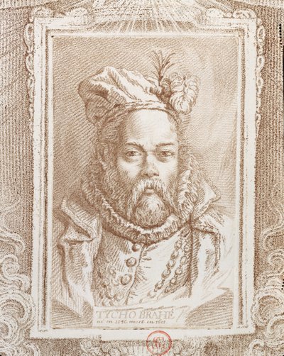 Tycho Brahe (1546-1601), Alexandre Saverien (1720-1805) tarafından yazılan Histoire des Mathematiciens