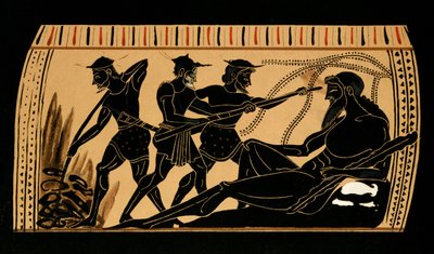 Ulysses ve arkadaşları Cyclops Polyphemus