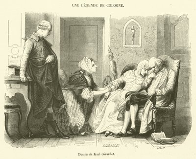 Bir Köln Efsanesi (gravür) by French School