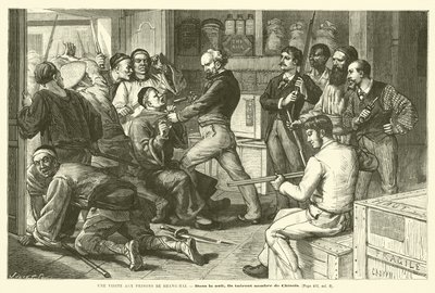 Şanghay Hapishanelerine Bir Ziyaret (gravür) by French School