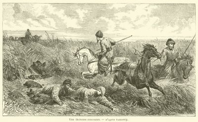 Talihsiz bir toplantı (gravür) by French School