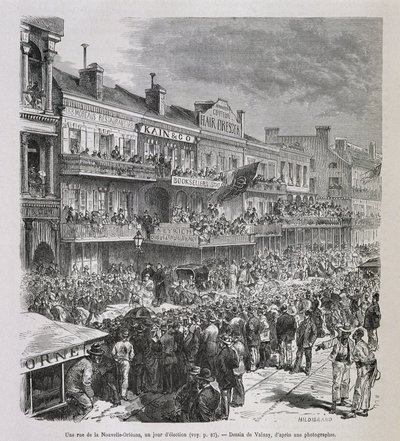 1875 seçim gününde New Orleans