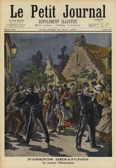 Doğal olmayan ebeveynler, Hellemmes, Fransa, 1897 by French School
