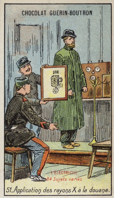 Gümrükte X-ışınlarının kullanılması (chromolitho) by French School