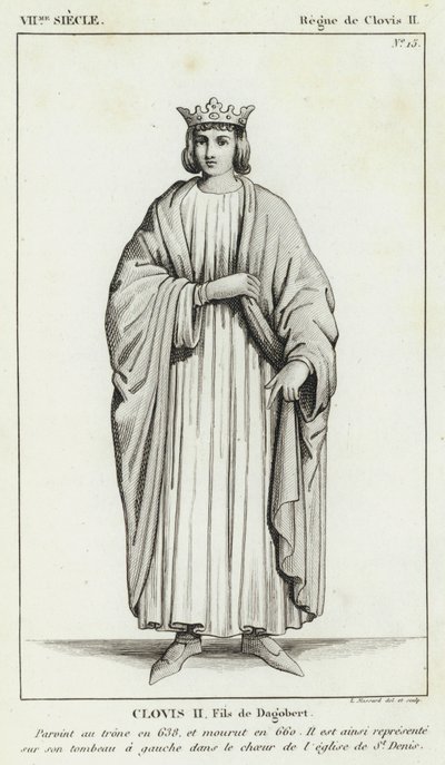 VII Yüzyıl, Clovis II Saltanatı, Clovis II, Dagobert
