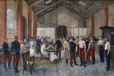 29 Kasım tarihli “Le Petit Journal” da alaydaki askerlerin aşılanması by French School