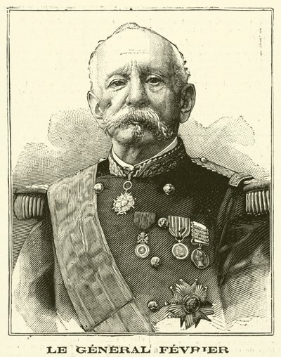 Victor Fevrier, Fransız general (gravür) by French School