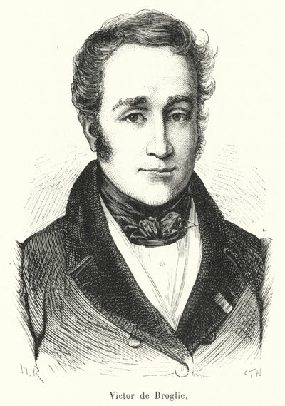 Victor de Broglie (gravür) by French School