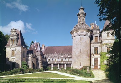 Avlu ve kulenin görünümü, 1536-48 by French School
