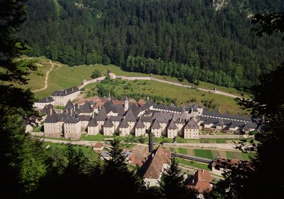 Manastır kompleksinin görünümü by French School