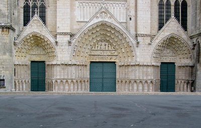 Batı cephesinin görünümü by French School