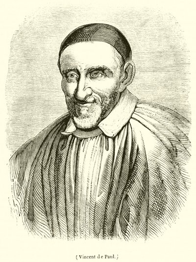 Vincent de Paul (gravür) by French School