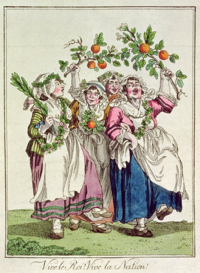 Kralım çok yaşa! Yaşasın Ulus !, 1789 by French School