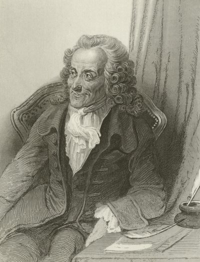 Voltaire, Fransız yazar by French School