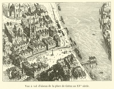 15. yüzyılda Place de Greve