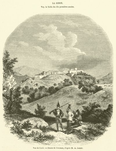 Avludan Görünüm (gravür) by French School