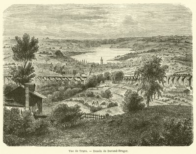 Vue de Truro (gravür) by French School