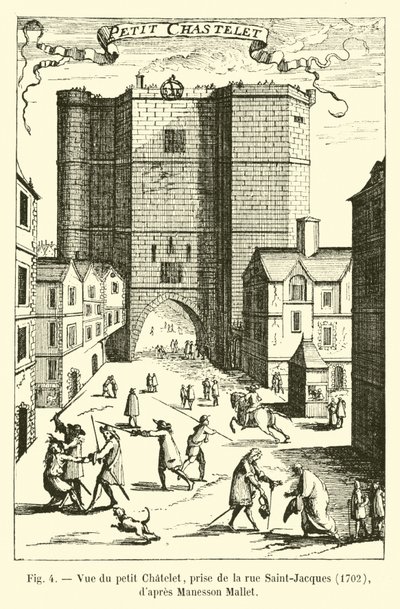 Manesson Mallet tarafından 1702 rue Saint-Jacques