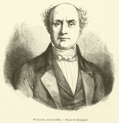 Walckenaer, 1852'de öldü by French School