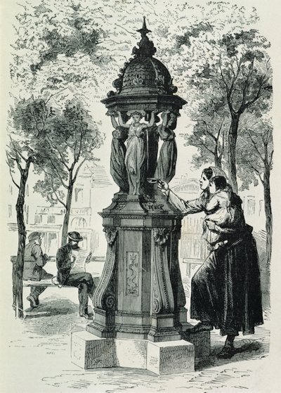 Wallace Çeşmesi, 1872 by French School