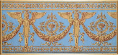 Konsolosluk döneminden duvar kağıdı Frizi, c.1800 by French School