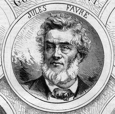 1870 Savaşı - Ulusal Savunma Hükümeti: 1870 geçici hükümetinin üyesi Jules Favre