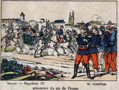 Fransa ve Prusya arasındaki 1870 Savaşı: Sedan Muharebesi, İmparator III. Napolyon (Louis Napoleon Bonaparte) by French School