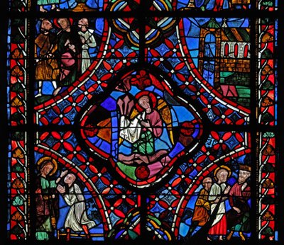 St James penceresinin ikinci bölümünü gösteren pencere, w5: ortada Tutku