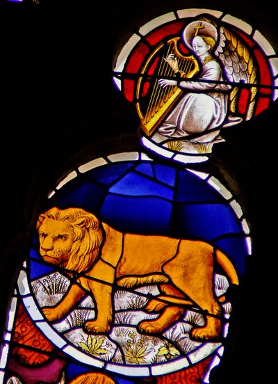 Aslan burcunu gösteren pencere w114 by French School
