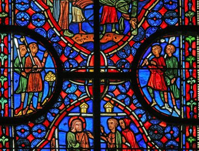 St Andrew penceresindeki arka planı ve tasarımı gösteren w11 penceresi by French School