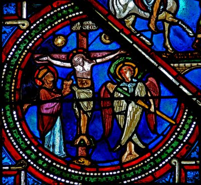 Çarmıha Gerilmeyi gösteren w15 penceresi by French School