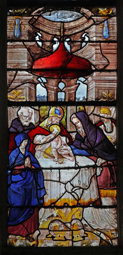 Sünnetin tasvir edildiği w16 penceresi by French School