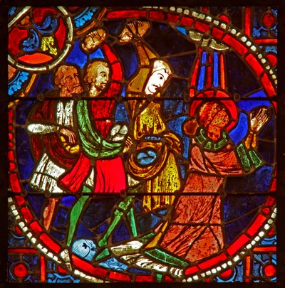 St Stephens şehitliğini gösteren w1 penceresi by French School