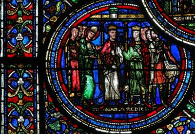 Henry II ve Louis VII ile St Thomas Becket