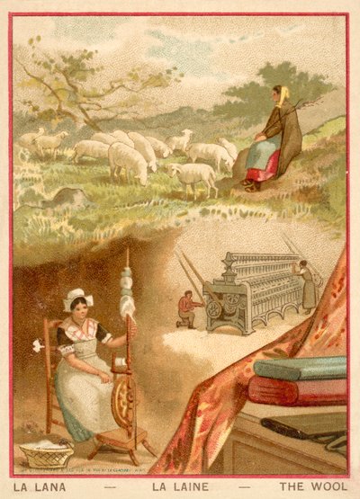 Yün (kromolito) by French School