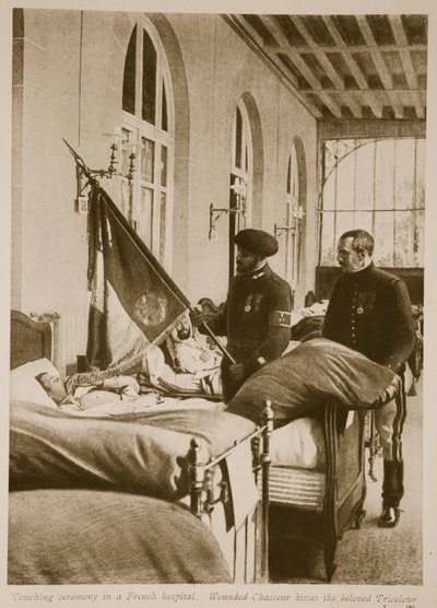 Yaralı Chasseur sevgili Üç Renkli