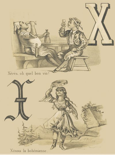 X: Xeres, oh ne güzel şarap! / Bohem Xenova by French School