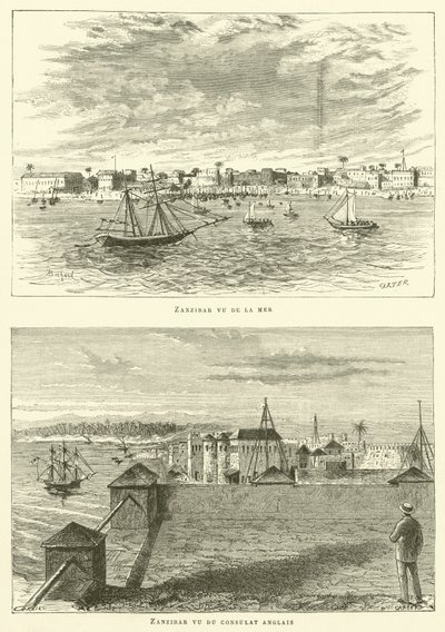 Zanzibar (gravür) by French School