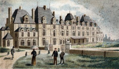Eu kalesinin görünümü (Seine Inferieure). by French School