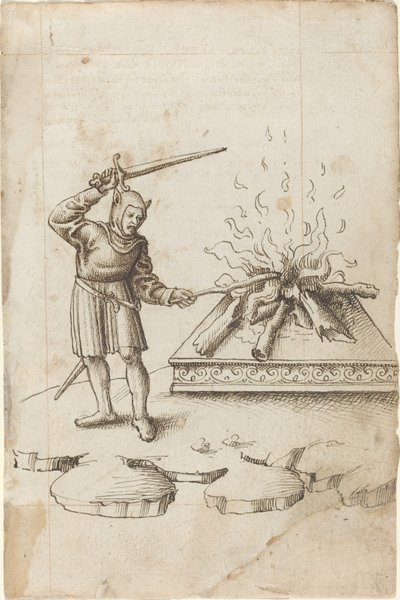 "Ateşi Kılıçla Dürme" [fol. 20 rekto] by French early 16th Century