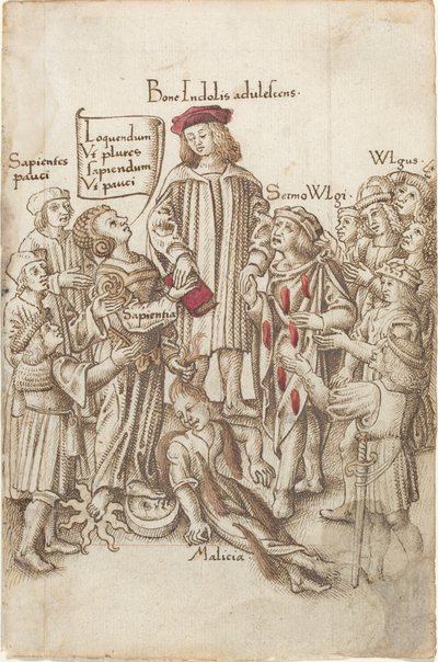 "Genel Otoyolun Dışında Yürümeyin" [fol. 35 rekto] by French early 16th Century