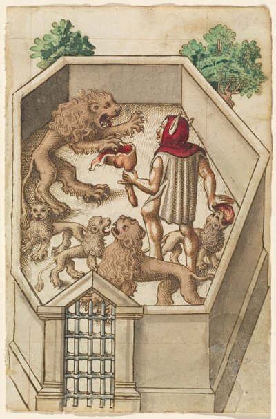 "Keskin Pençeleri Olan Şeyleri Beslemeyin" [fol. 38 rekto] by French early 16th Century