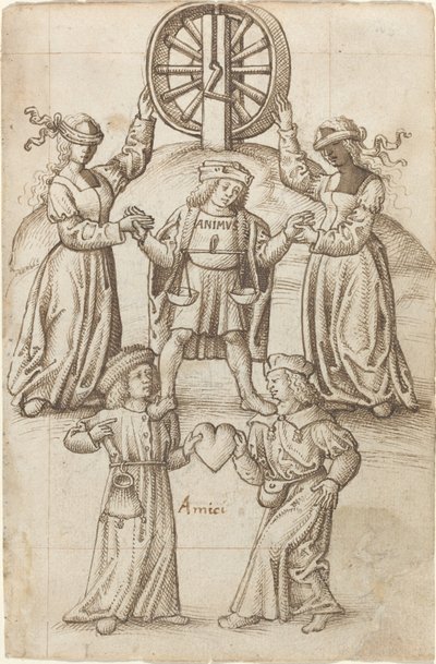 "Dostluk Eşitliktir; Arkadaş Başka Bir Benliktir" [fol. 10 rekto] by French early 16th Century
